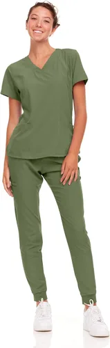 Miniatura 73 de Natural Uniforms Conjunto de ropa quirúrgica elástica para mujer con tallas regulares y pequeñas