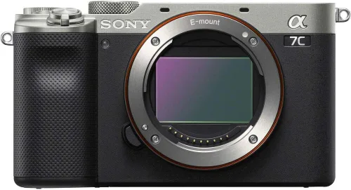Miniatura 2 de Sony Cámara digital sin espejo Alpha a7C (solo cuerpo, plateado) (ILCE7C/S) + tarjeta de memoria de 64 GB + 2 baterías NP-FZ-100 + software de foto