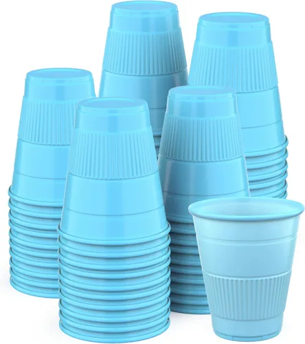 Miniatura 15 de Vasos desechables Paquete de 50 Vasos de plástico de 5 onzas, tazas de baño pequeñas perfectas como medicina, agua, enjuague, enjuague bucal