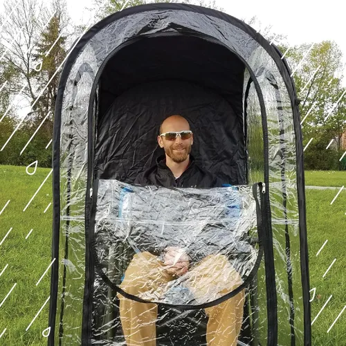Miniatura 2 de WeatherPod® Pop-Up Sports Tent 1-2 Person – Instant Setup MyPod™ Original Shark Tank All-Weather Shelter for Outdoor Sports, Rain, Wind & Cold