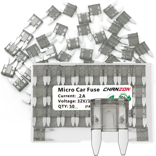 Miniatura 9 de Chanzon Fusible de hoja mini ATM/APM de 7.5 A con certificación UL, 10 fusibles automáticos de 7.5 amperios y 32 V, soplado rápido para automóvil
