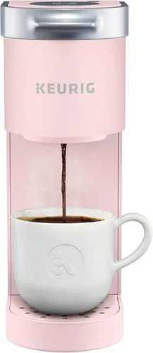 Keurig K-Mini - Cafetera de cápsulas K-Cup de una sola porción, con un diseño ultra elegante, rosa polvoriento