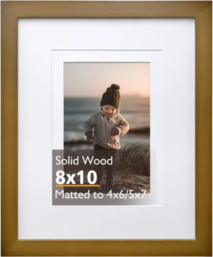 Miniatura 39 de KINLINK 3.5x5 Picture Frame, Ash Black Solid Wood Frame with Plexiglass for Table Top and Wall Mounting, Photo Frame for Horizontal or Vertical