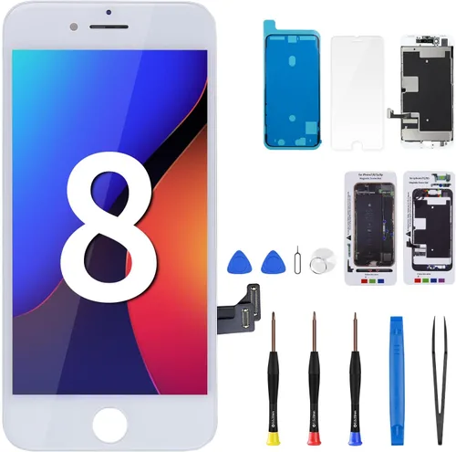 Miniatura 7 de Para iPhone 8 / SE 2ª generación de reemplazo de pantalla LCD negra para iPhone SE2 2020 3D Touch 4.7 "digitalizador montaje completo herramientas