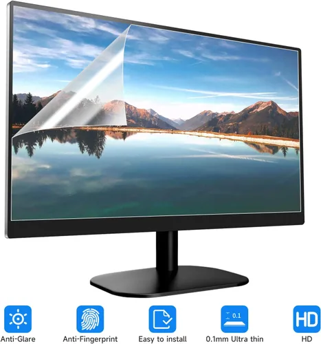 Miniatura 3 de Paquete de 2 cubiertas antideslumbrantes para pantalla de computadora de 23 pulgadas, protección ocular, película antirreflejos mate para 23