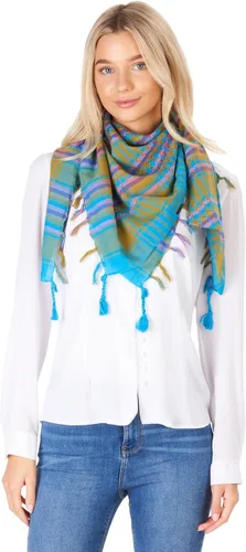 Miniatura 43 de LOVARZI Shemagh Cottons Arab Keffiyeh - Bufanda militar táctica para cabeza y cuello