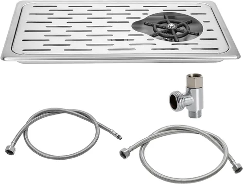 Miniatura 12 de DIBTSA - Enjuagadora para jarra, lavadora automática de tazas de vidrio, acero inoxidable 304, para café, leche, té, hogar, cocina, hotel, bar