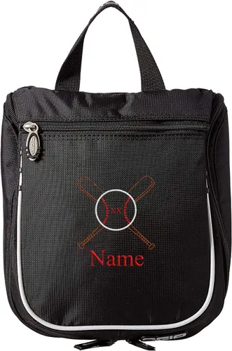 Miniatura 5 de Mato & Hash Neceser de béisbol, kit de afeitado personalizado para hombre, estuche de viaje colgante