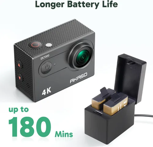 Miniatura 7 de Videocámara sumergible DV con wifi AAKASO EK7000 4K Action Camera Sports.