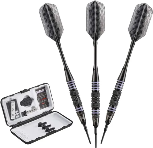 Miniatura 8 de Bobcat Adjustable Weight Soft Tip Darts with Storage/Travel Case