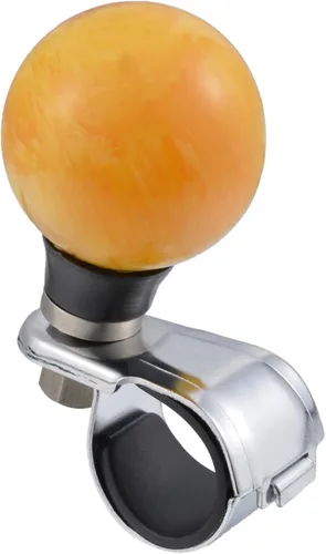 Miniatura 9 de Lunsom Pomo giratorio para volante, accesorio de mango eléctrico suicida en forma de bola, ayuda de giro de automóvil, agarre para la mayoría