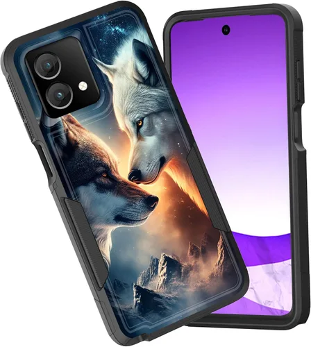 Miniatura 146 de Funda protectora para Motorola Moto G Stylus 5G 2025/Moto G Stylus 5G 2026, funda protectora híbrida de doble capa resistente a prueba de golpes
