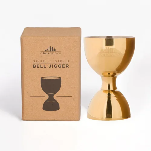 Miniatura 11 de A Bar Above Jigger de campana de alta calidad, acero inoxidable 304 doble jigger de cóctel con 10 medidas internas, herramienta de barra profesional