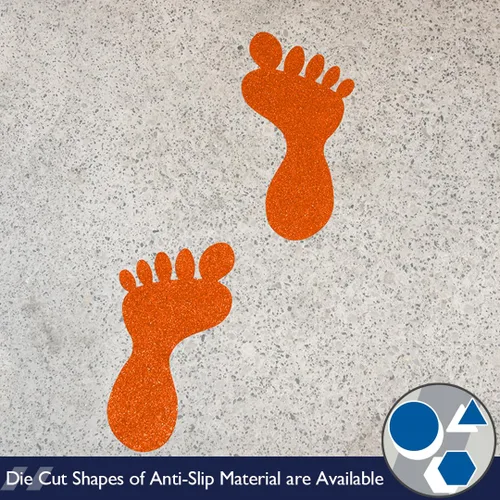 Miniatura 4 de Heskins LLC Cinta antideslizante de agarre de seguridad estándar naranja (4 "x 60 pies)