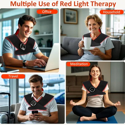 Miniatura 5 de Terapia de luz roja para dispositivos 660 y 850nm del cuello y del hombro cerca de la luz infrarroja