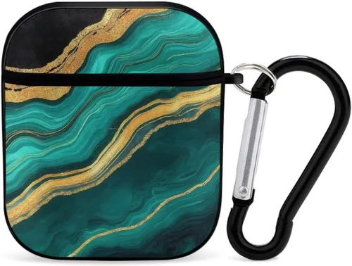 Miniatura 21 de Funda para Apple AirPod 2 y 1 TPU suave compatible con AirPod 2 y 7 con diseño de bandera estadounidense Pattern1081