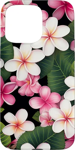 Miniatura 30 de Funda para iPhone 14 Plumeria Flower Pretty Garden Hawaii