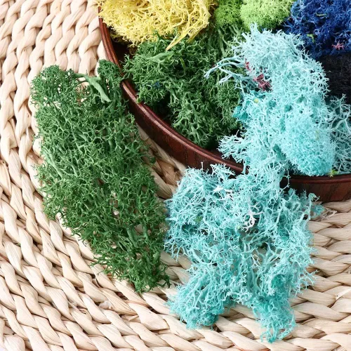 Miniatura 5 de Vctitil Musgo falso de 4.23 onzas, musgo de bosque preservado, musgo de reno, musgo para manualidades, plantas en maceta, arreglos florales, jardín