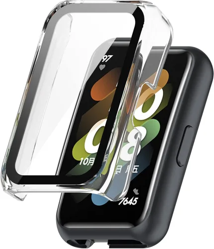 Miniatura 8 de Funda protectora de pantalla compatible con Huawei Band 7, protector de pantalla resistente a los arañazos, funda protectora completa para Huawei