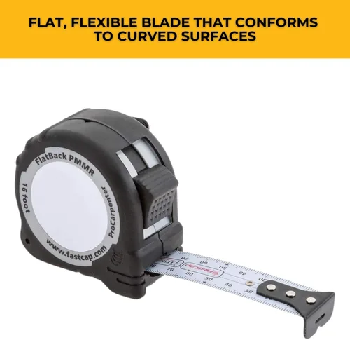 Miniatura 2 de FastCap ProCarpenter Métrica/Métrica Reversa Cinta Métrica de Respaldo Plano - Ideal para Profesionales y Mejoras del Hogar - con Clip de Cinturón