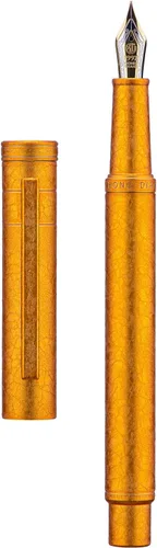 Miniatura 15 de Hongdian Bolígrafo Rollerball Bosque Azul Oscuro con Repuesto de Tinta Negra Schmidt, Diseño Clásico con Estuche de Metal para Firma de Negocios
