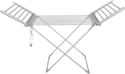 Estante eléctrico para secadora de ropa con calefacción, portátil, plegable, temperatura constante, ropa de bebé, aterrizaje, perfil aerodinámico