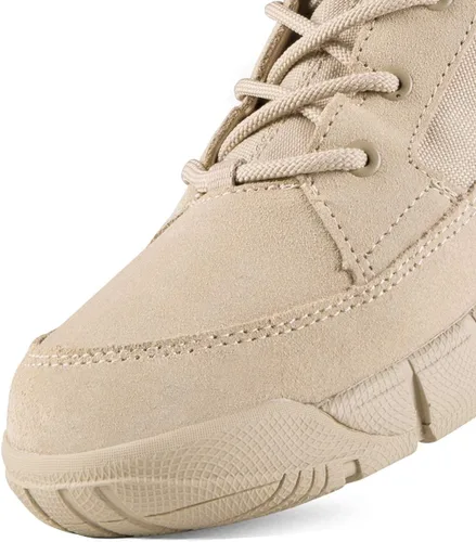 Miniatura 4 de FREE SOLDIER Mens Tactical Boots 8 Inches Lightweight Combat Boots Durable Suede Leather Military Work Boots Desert Boots