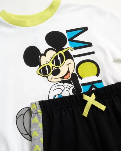 Miniatura 26 de Disney Conjunto de 2 piezas de camiseta y pantalones cortos de manga corta de Mickey Mouse Lightning McQueen Toy Story (12M-24M)