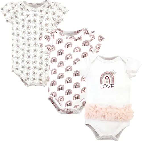 Miniatura 278 de Hudson Baby baby-girls Cotton Bodysuits 3-pack