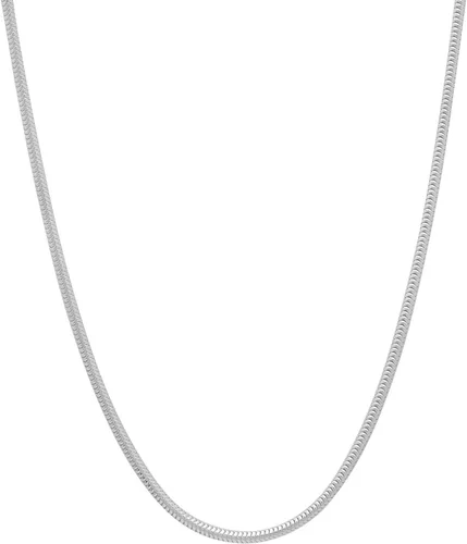 Miniatura 3 de 2mm-2mm Solid .925 Sterling Silver Round Snake Chain Necklace or Bracelet