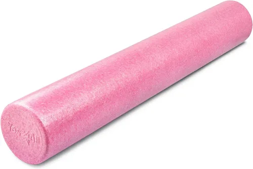 Miniatura 9 de Yes4All Rodillo de espuma EPP de alta densidad con respaldo redondo, rodillo de espuma de ejercicio para yoga, pilates y estiramientos, 12, 18, 24