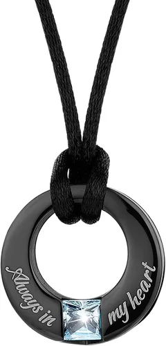 Miniatura 13 de YOUFENG Collares de urna de piedras natales para cenizas, urna redonda de cremación colgante para cenizas humanas, recuerdo conmemorativo, medallón