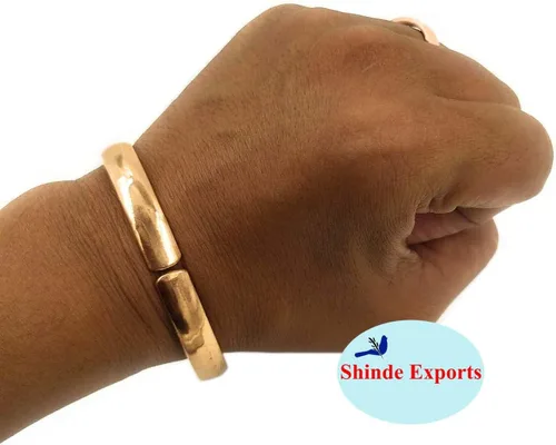 Miniatura 4 de SHINDE EXPORTS Pulseras kada de cobre puro para hombre y mujer