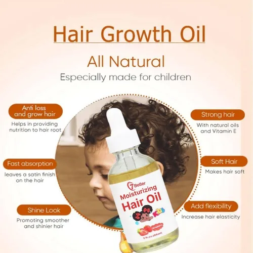 Miniatura 6 de Productos naturales para el cuidado del cabello para bebés, suero nutritivo y extra fuerte con aceite de semilla negra para un crecimiento potente