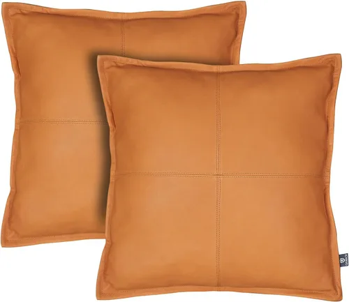 Miniatura 52 de Funda de almohada de piel de cordero – Funda de cojín para sofá, fundas decorativas para sala de estar o dormitorio de 20 x 20 pulgadas – Caja