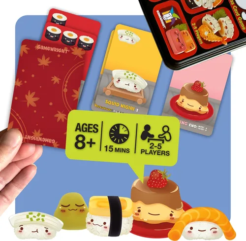 Miniatura 6 de Sushi Go - El juego de cartas familiar de elegir y pasar de Gamewright, ideal para 2-5 jugadores de 8 años en adelante