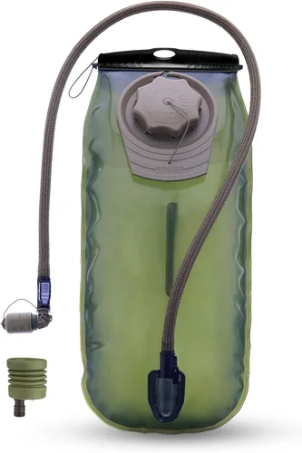 Source Tactical WXP 3L Kit de actualización del sistema de hidratación de perfil bajo con adaptador universal de tubo, Coyote