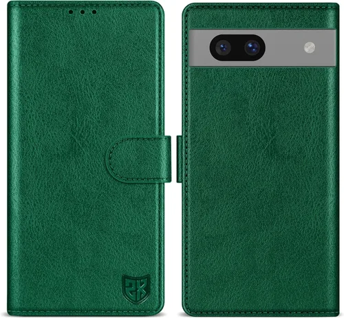 Miniatura 17 de ZZXX Funda tipo cartera para Google Pixel 7 con bloqueo RFID, ranura para tarjetas, función atril, cierre magnético, funda protectora de cuero