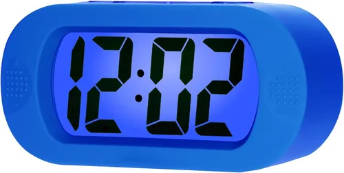 Miniatura 17 de Plumeet Reloj Despertador para Niños LCD Digital Grande Relojes Despertadores de Viaje con Repetición y Luz Nocturna - Sonido Ascendente