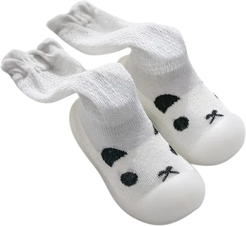 Calcetines para niños pequeños recién nacidos bebés niños y niñas zapatos para primeros caminos lindos animales de dibujos animados zapatos para