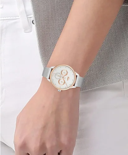 Miniatura 4 de Lacoste Reloj de cuarzo Birdie para mujer Plateado Reloj de cuarzo