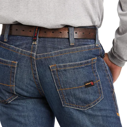 Miniatura 5 de Jeans para hombre Ariat, no Inflamable M5, ajuste entallado, corte recto