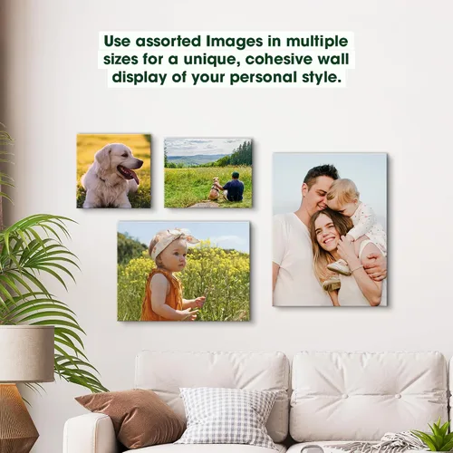 Miniatura 6 de BuildASign Impresiones en lienzo personalizadas con tus fotos, arte de pared personalizado de imagen a lienzo, perfecto para decoración del hogar