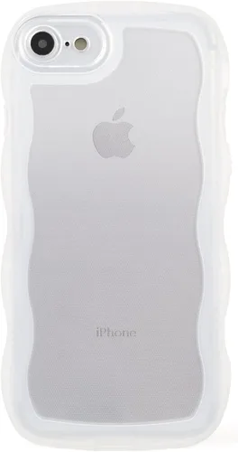 Miniatura 138 de SKYLMW Compatible con iPhone 6s Plus/6 Plus Case de 5.5", Linda Kawaii Marco Ondulado Rizado Forma de Marco Funda de Silicona Suave Resistente a