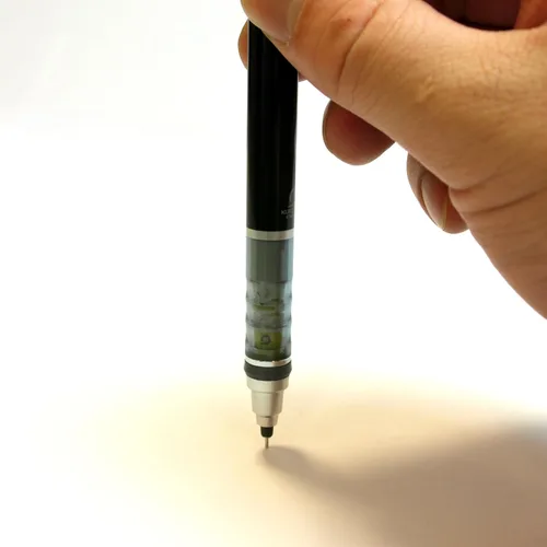 Miniatura 3 de Uni Kurutoga - Portaminas estándar, 0.012 in, negro (M34501P.24)