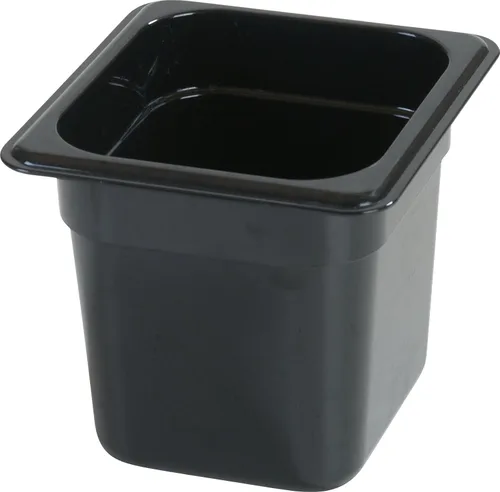 Carlisle FoodService Products Bandeja de alimentos de alta temperatura, contenedor de almacenamiento de alimentos de tamaño 1/6 para servir