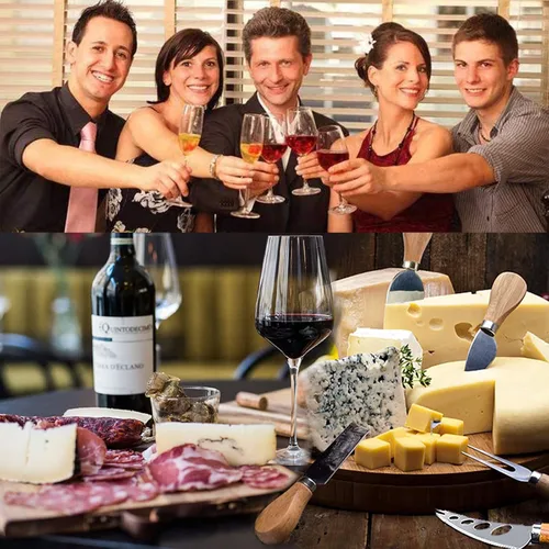 Miniatura 5 de Juego de cuchillos de queso, colección de cuchillos de queso de acero inoxidable de 6 piezas con cortador de queso, tenedor de queso, cuchillo