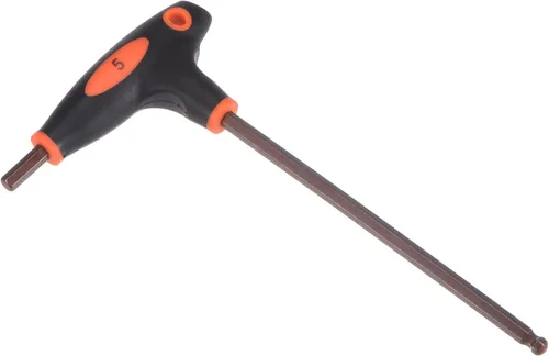 Miniatura 9 de uxcell Llave inglesa de la manija en T de la llave hexagonal del extremo de la bola de 23.0 ft m, acero métrico S2
