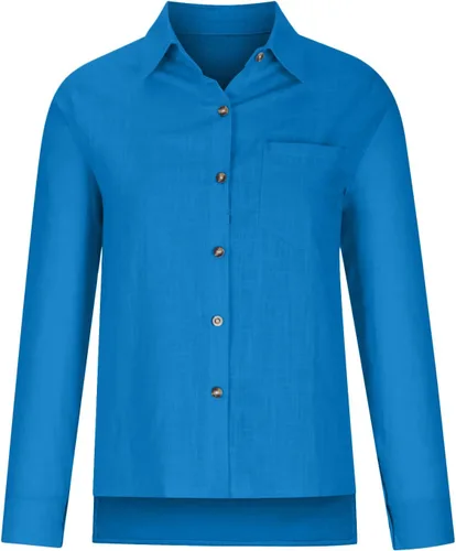 Miniatura 136 de SMIDOW Camisa de algodón y lino con botones para mujer