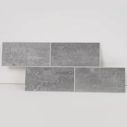 Miniatura 13 de COLAMO Azulejos de Metro Grandes de Lujo de 5 Hojas Gris Oscuro para Despegar y Pegar, Azulejos de Piedra Sintética Imitación Mármol